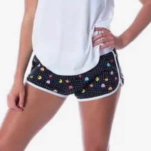 MJC Pac-Man Women's Retro Pacman Video Game pajama shorts